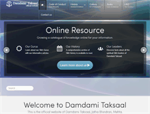 Tablet Screenshot of damdamitaksaal.org